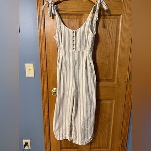 Free People Striped Boho Jumpsuit Romper - 100% Cotton